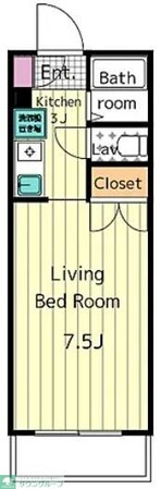 アーバン日野の物件間取画像